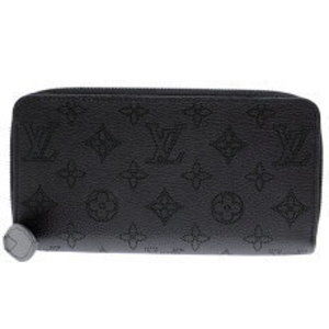 Louis Vuitton Zippy Wallet Long Mahina Noir Black